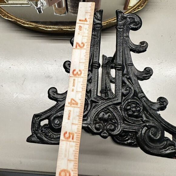 Vintage Cast Iron Victorian Quill Pen Pencil Stand Office Collectibles Rare Vtg - Picture 12 of 12